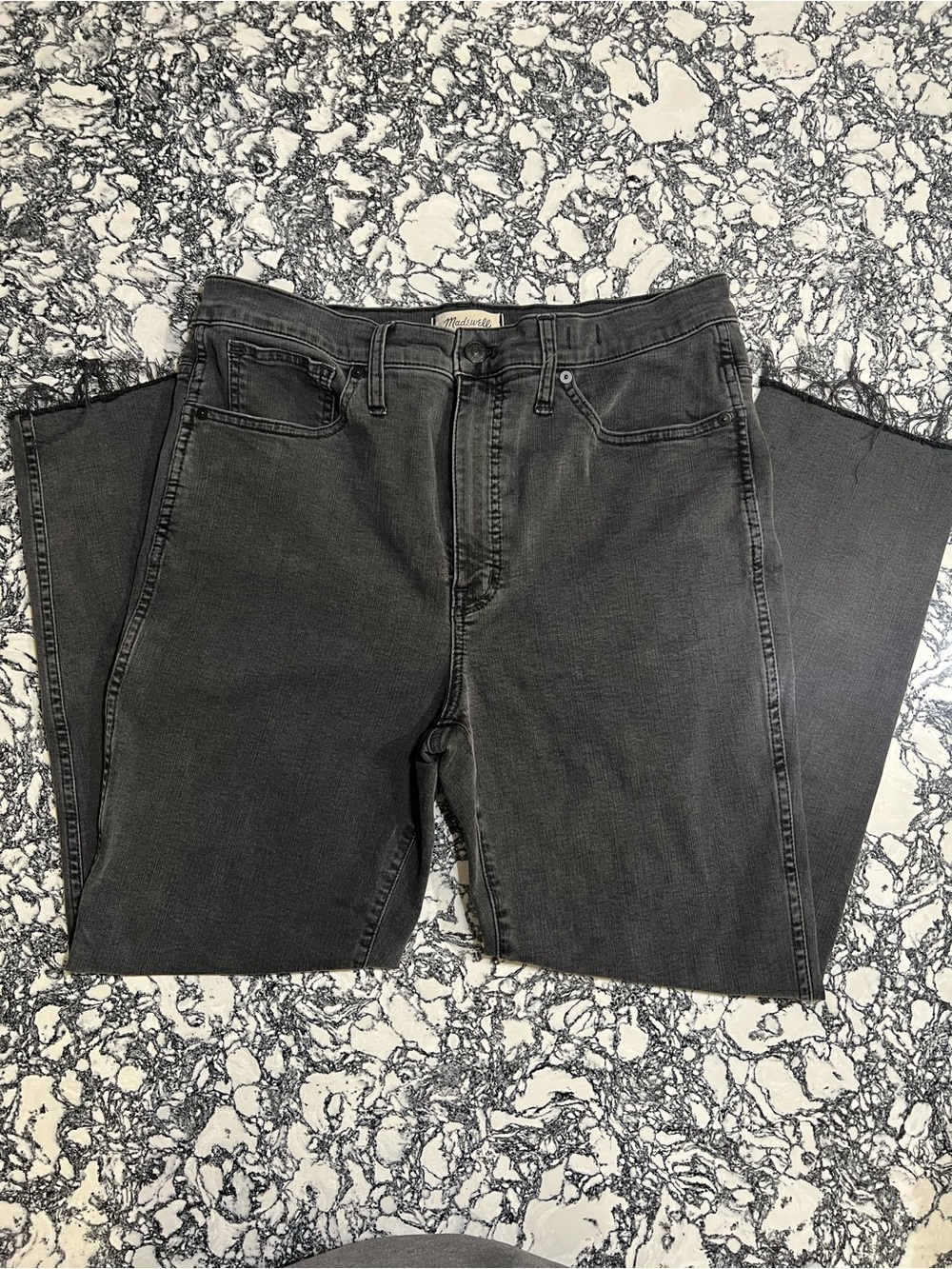 Madewell Black Stovepipe Jeans